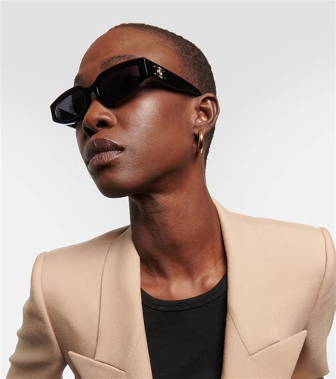 celine eyewear triomphe rectangular sunglasses|CELINE Eyewear .